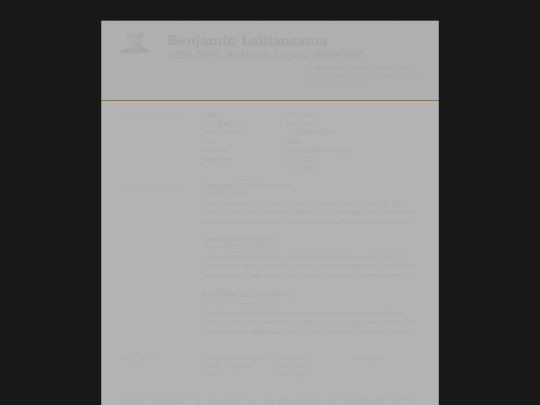 StDatabase/Joel_VanLianthanga/reportcard screenshot