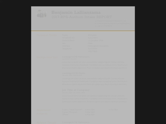 StDatabase/Naw_Paw_Say/reportcard screenshot