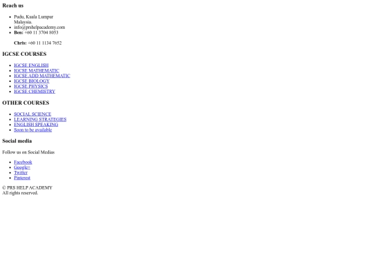 footer screenshot