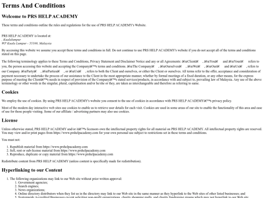 termsncondition screenshot