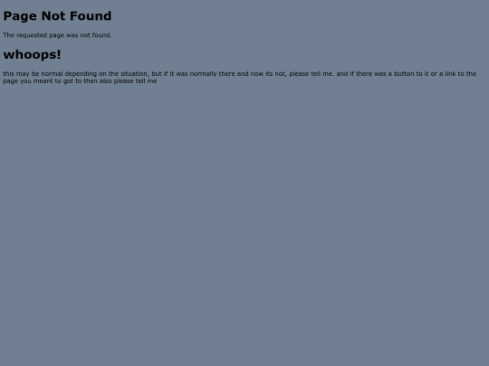 not_found screenshot