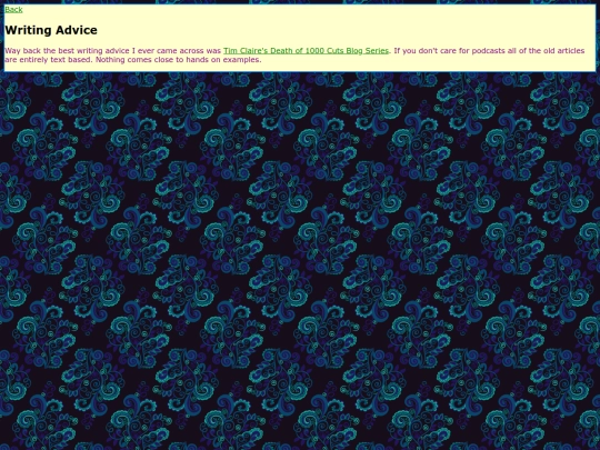 writing-advice screenshot