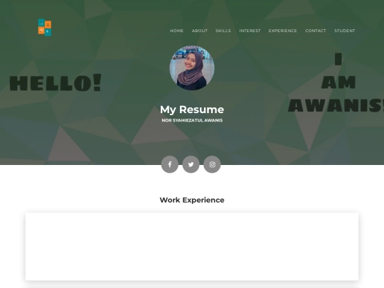 experience screenshot