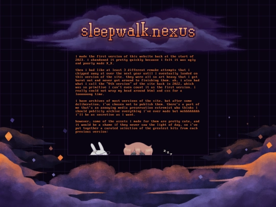 extra/oldsite screenshot