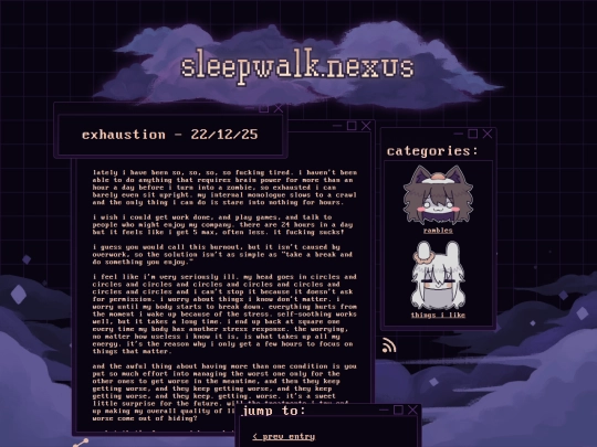 writings/rambles/251222exhaustion screenshot