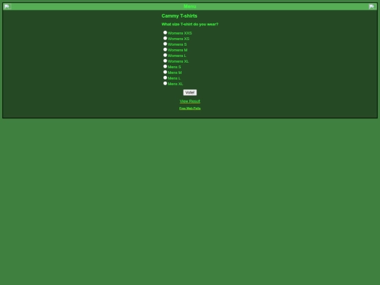 TshirtPoll screenshot