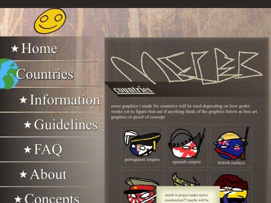 countries screenshot
