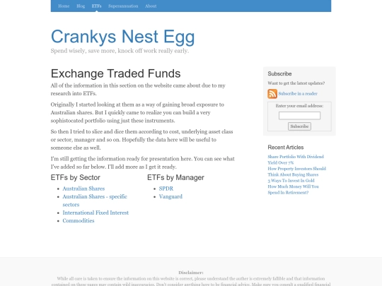 investing/etfs screenshot