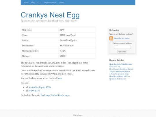 investing/etfs/stw screenshot