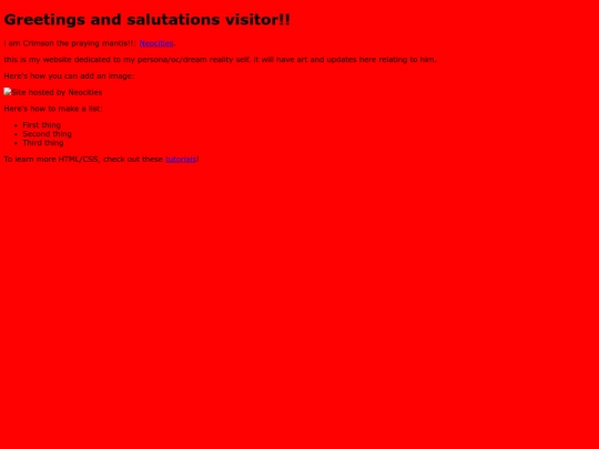 index screenshot