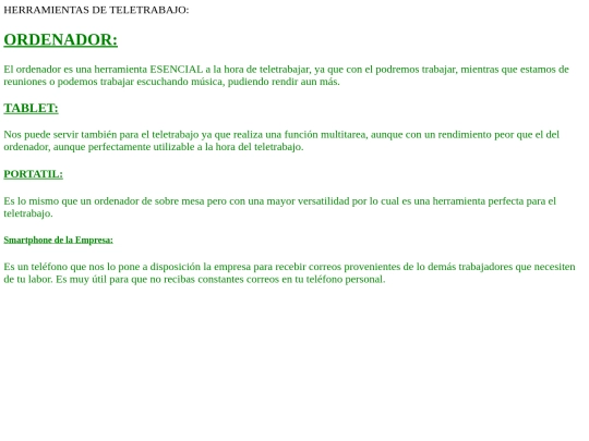 teletrabajo screenshot