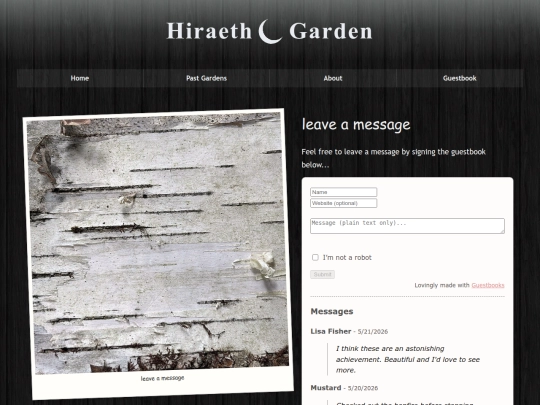 guestbook screenshot