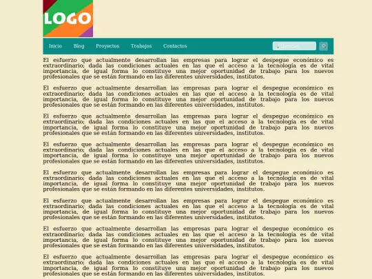 Experimentos/Menu Pegajoso screenshot