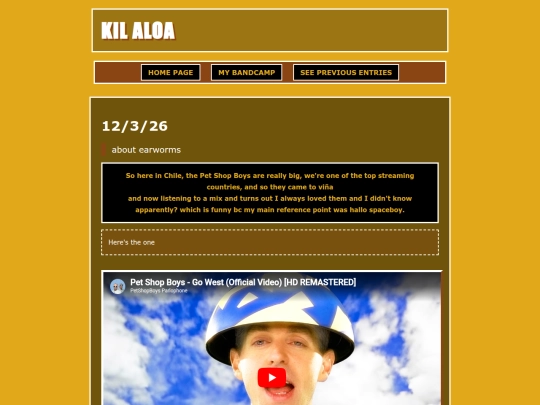 blog screenshot
