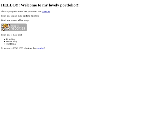 index screenshot