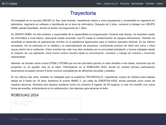 trayectoria screenshot