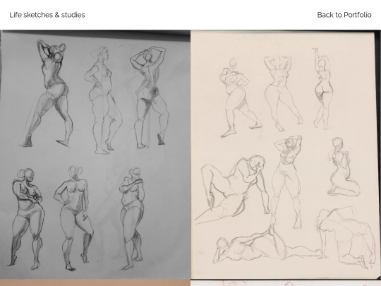portfolio/lifesketches screenshot