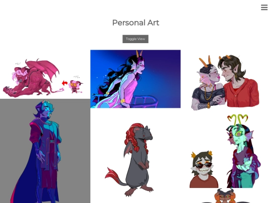 portfolio/personalart screenshot