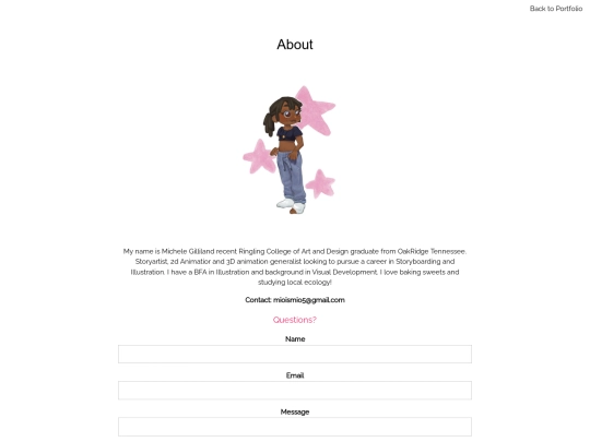 portfolio/portfolioabout screenshot