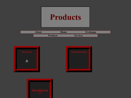 Products screenshot