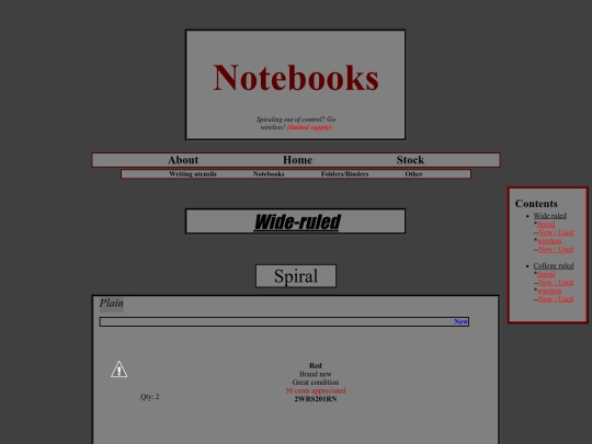 notebooks screenshot