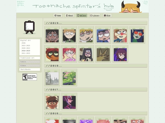 gallery/2016-2019 screenshot