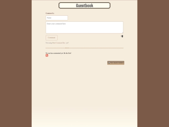 guestbook screenshot