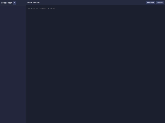 notesapp screenshot