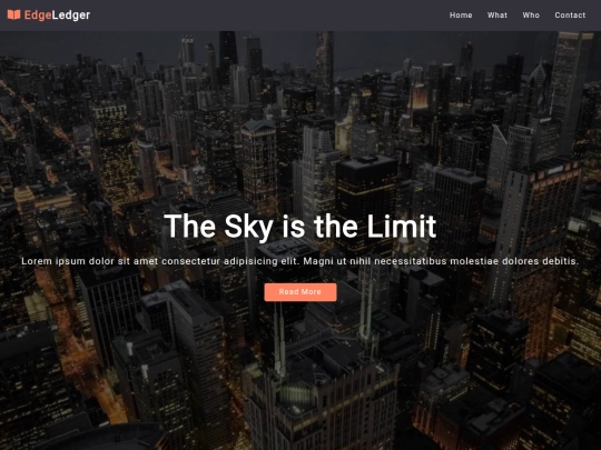 FinancialCompanyWebsite-master screenshot