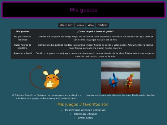 autobiografia/gustos screenshot