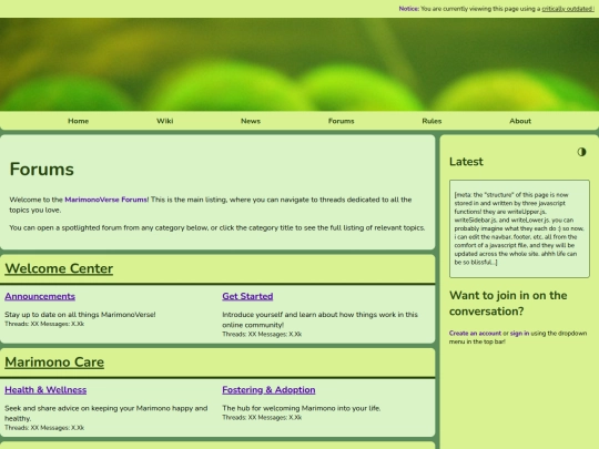 forums screenshot