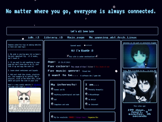 aboutme screenshot