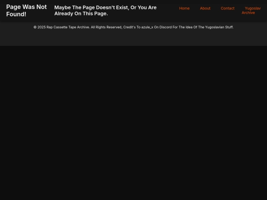 not_found screenshot