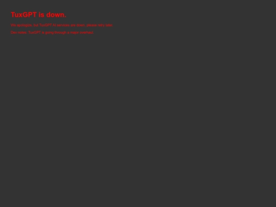 chatbot screenshot