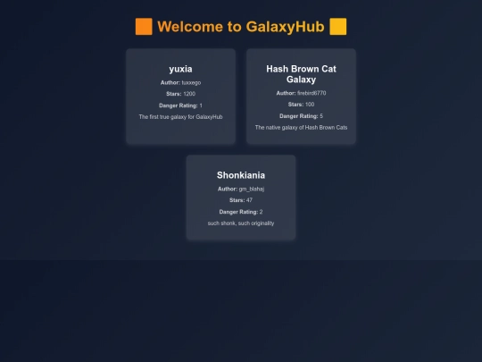 galaxyhub screenshot