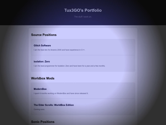portfolio screenshot