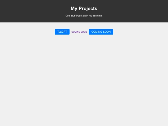 projects screenshot