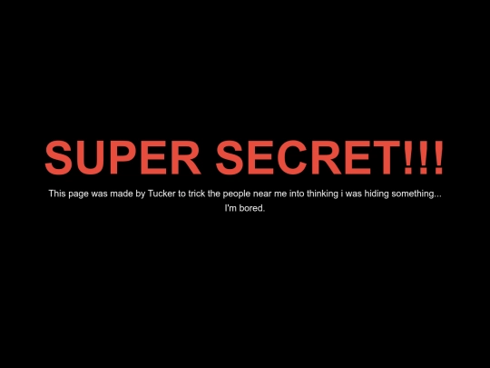 secret screenshot