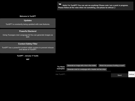 tuxgpt screenshot