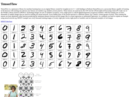 Tensorflow screenshot