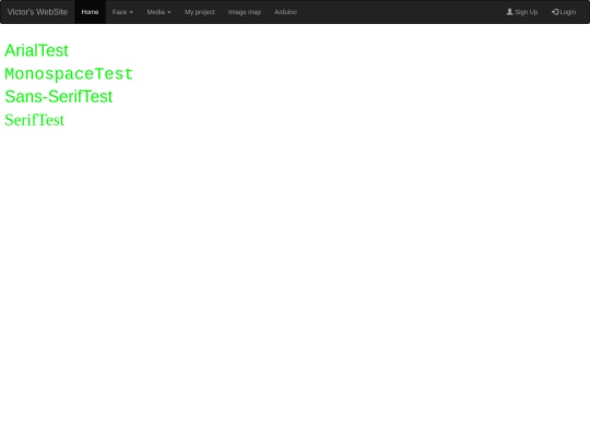 font screenshot