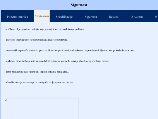 sigurnost screenshot