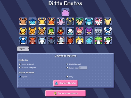 emotes/ditto screenshot