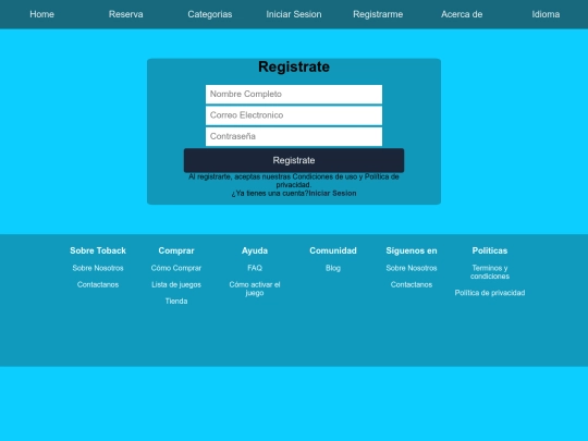 pagina_final/Registrarme screenshot