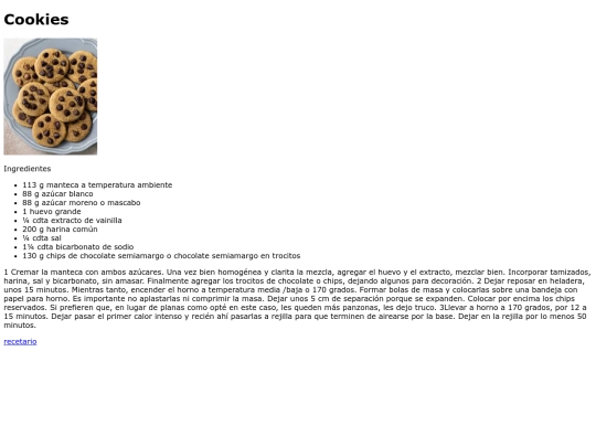 Recetario/Cookies/cookies screenshot