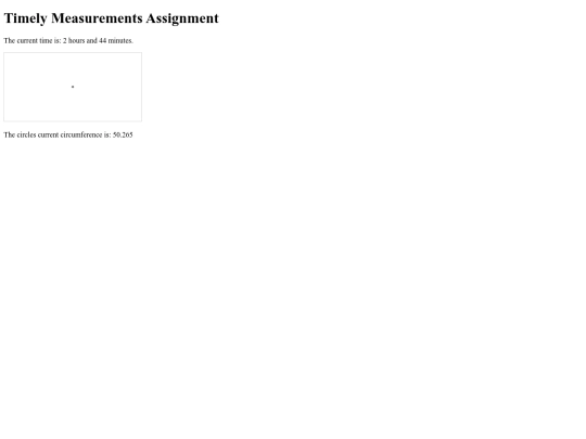 Timely_Measurements screenshot