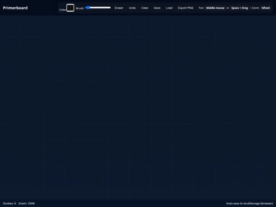 Primerboard screenshot