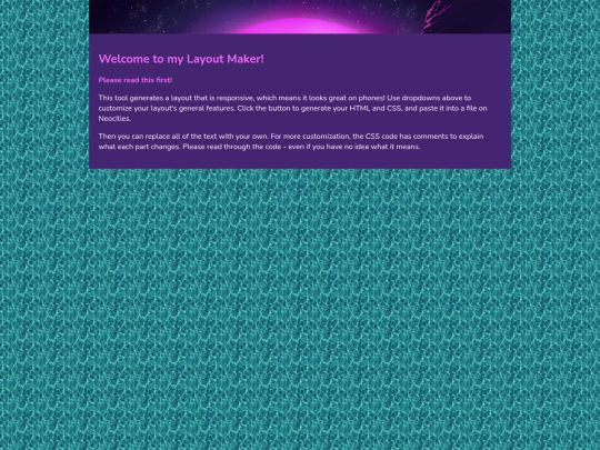 Home Page screenshot