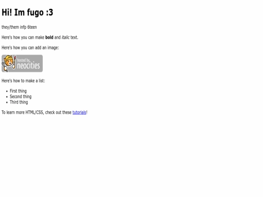 index screenshot