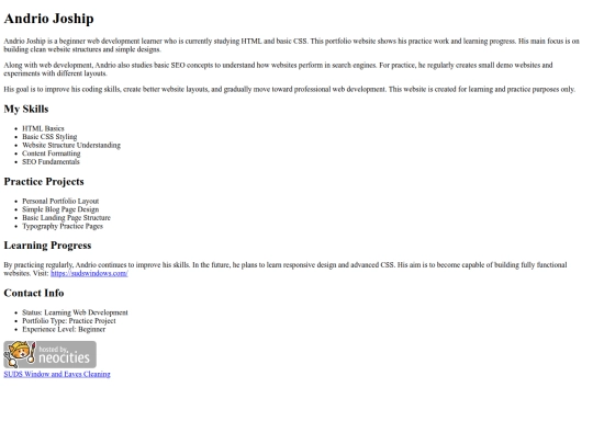 index screenshot
